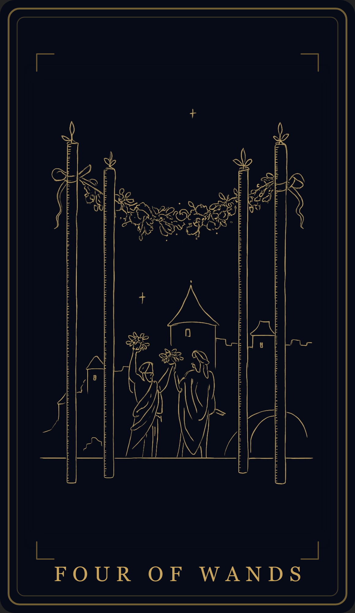 4 of Wands